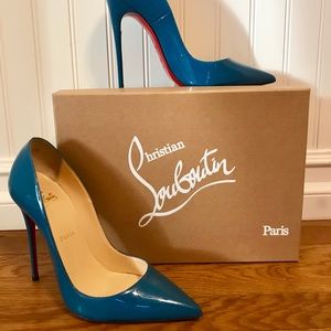 Christian Louboutin So Kate in Ocean Patent